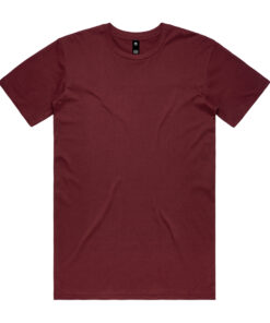 5001 STAPLE TEE BURGUNDY